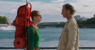 Fiona und Dom auf der Seinebrücke